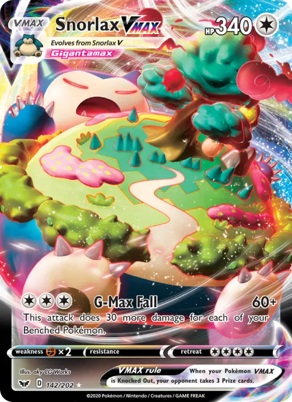 Snorlax VMAX, Pokémon card
