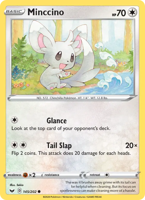 Minccino, Pokémon card