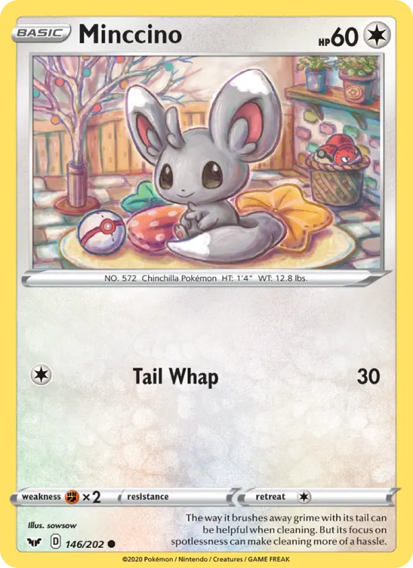 Minccino, Pokémon card