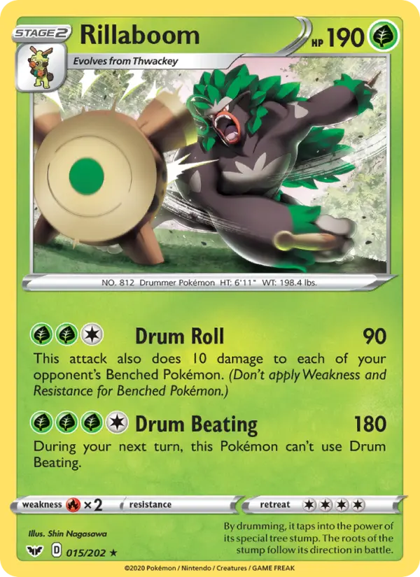 Rillaboom, Pokémon card