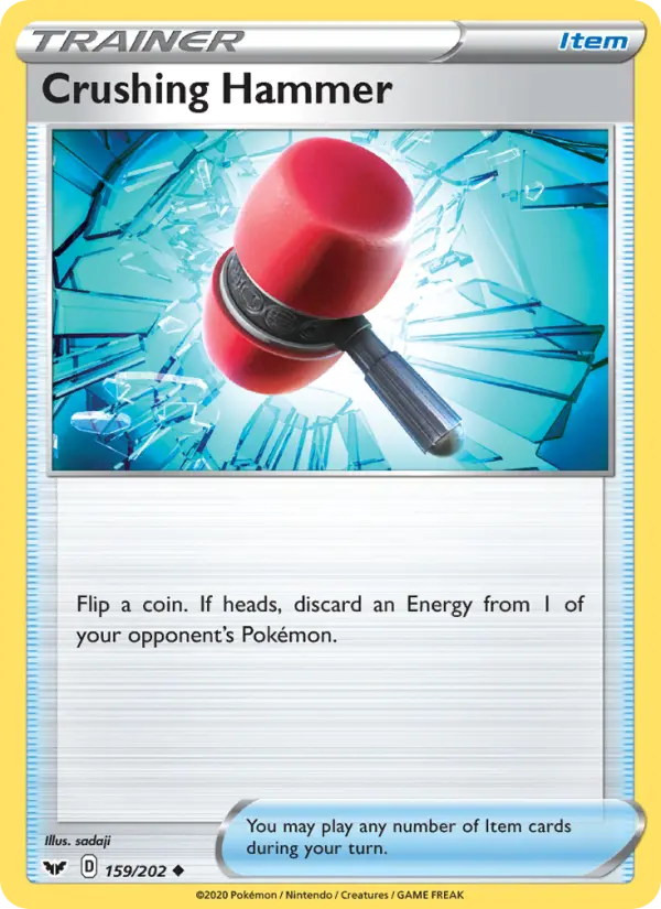 Crushing Hammer, Pokémon card