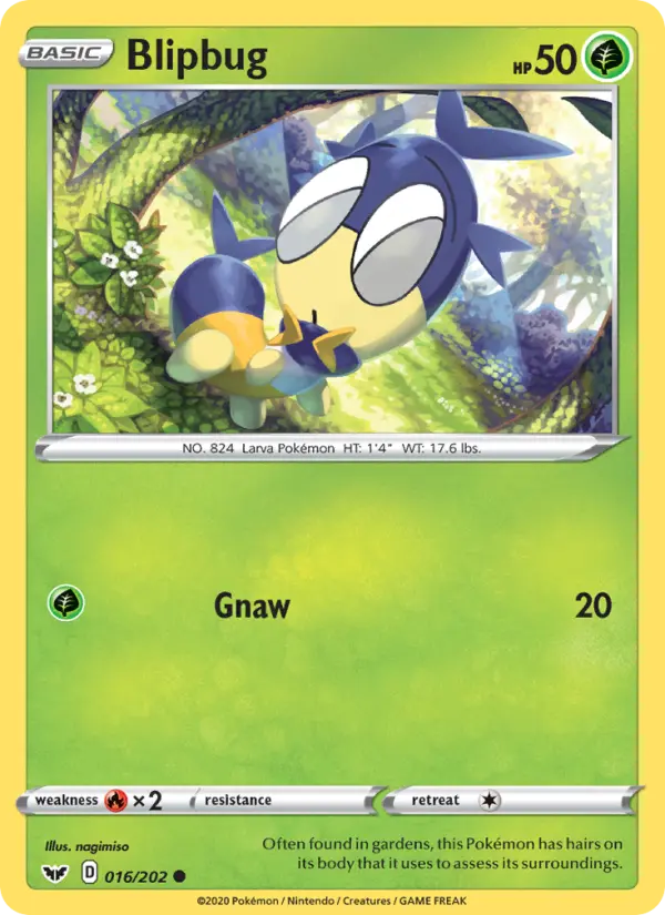 Blipbug, Pokémon card
