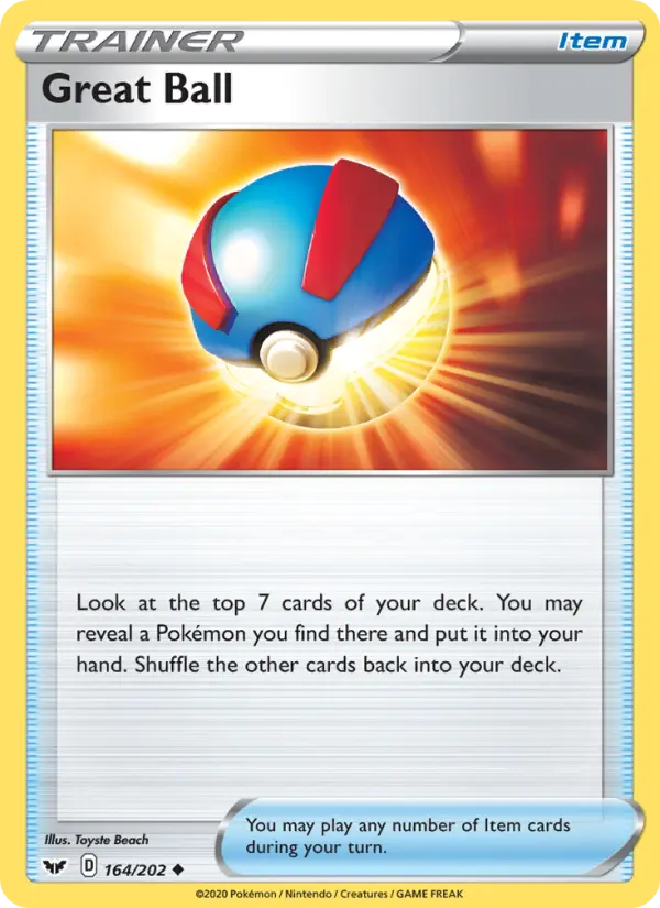 Great Ball, Pokémon card