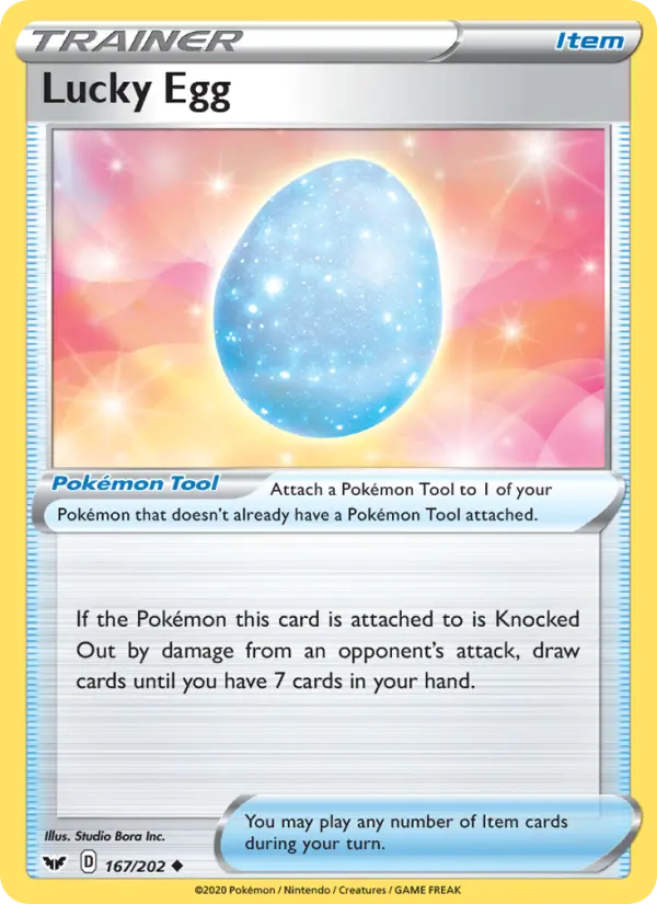 Lucky Egg, Pokémon card