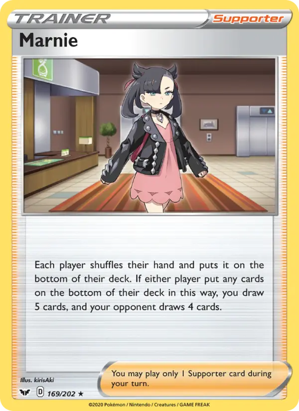 Marnie, Pokémon card