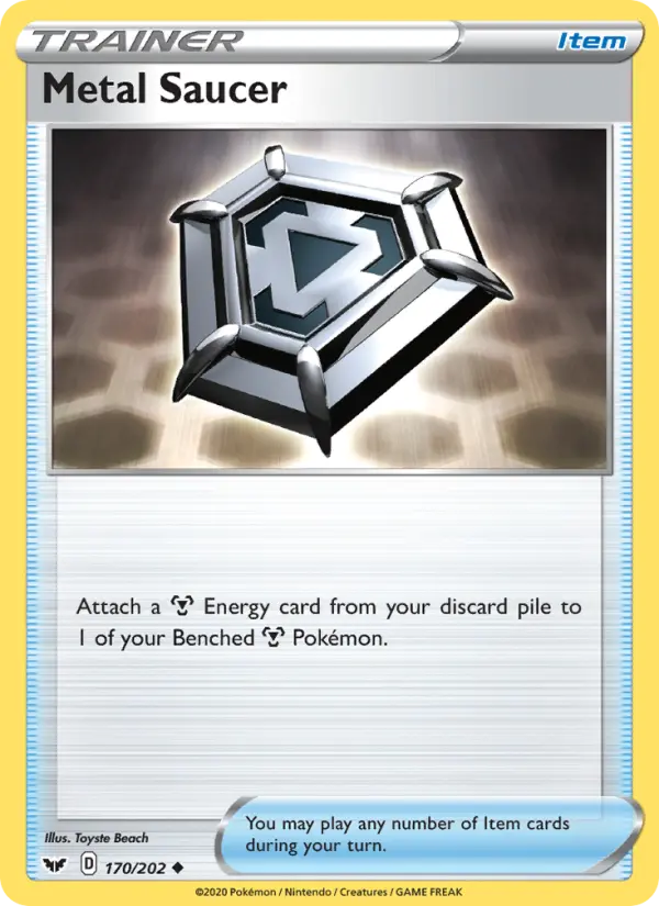 Metal Saucer, Pokémon card