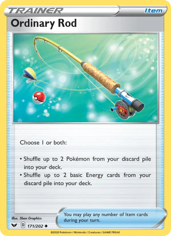Ordinary Rod, Pokémon card