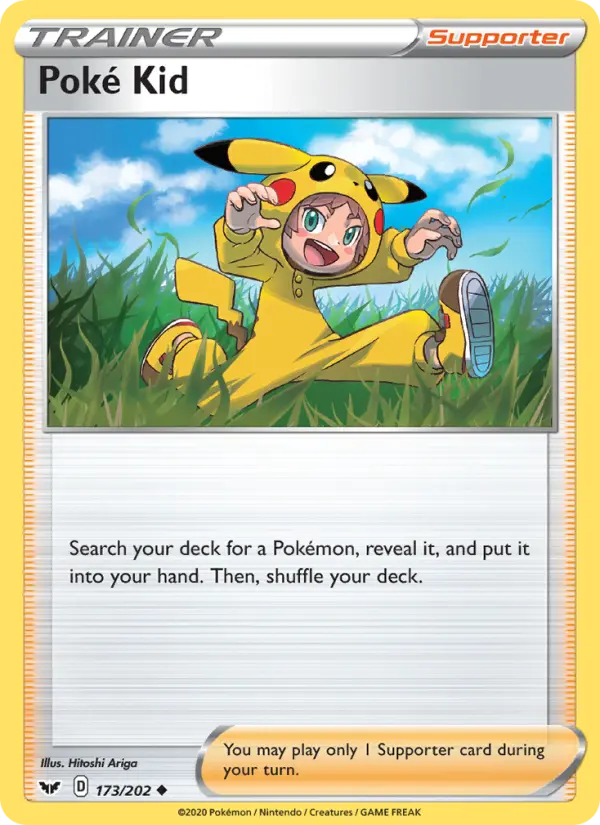 Poké Kid, Pokémon card