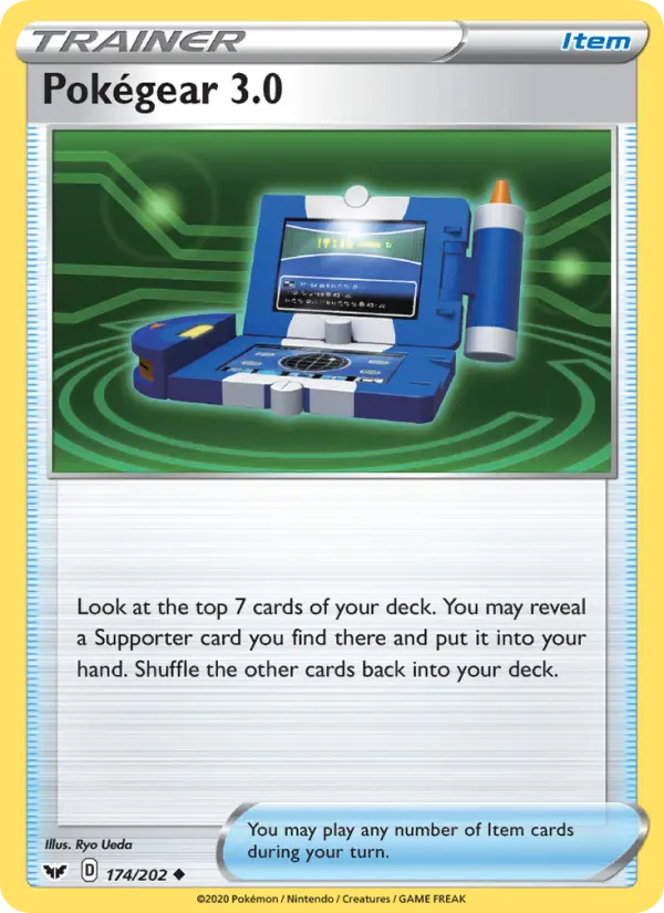 Pokégear 3.0, Pokémon card