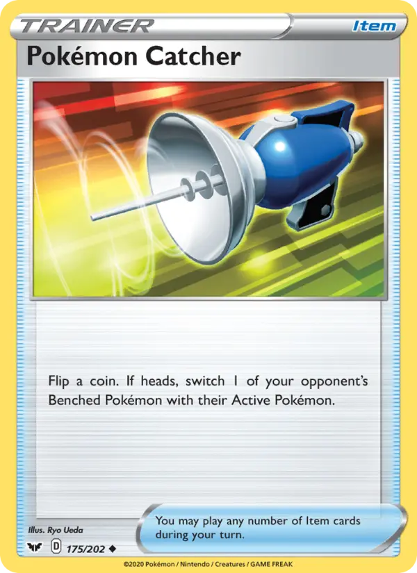 Pokémon Catcher, Pokémon card
