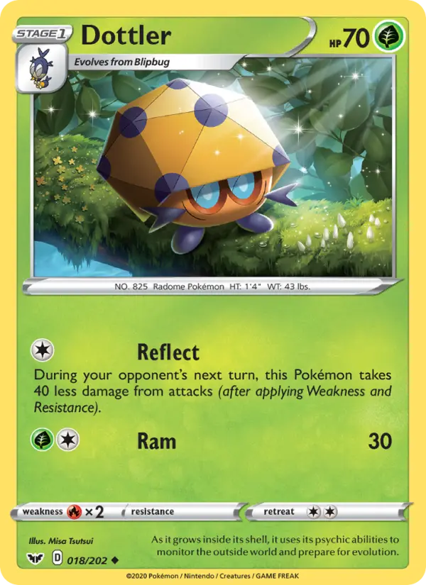 Dottler, Pokémon card