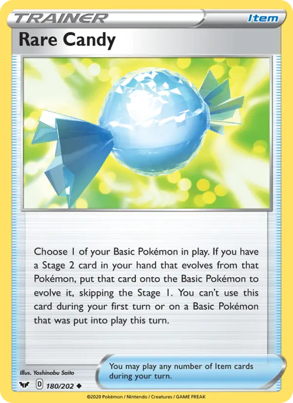 Rare Candy, Pokémon card