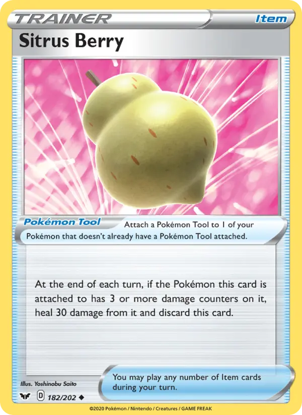 Sitrus Berry, Pokémon card
