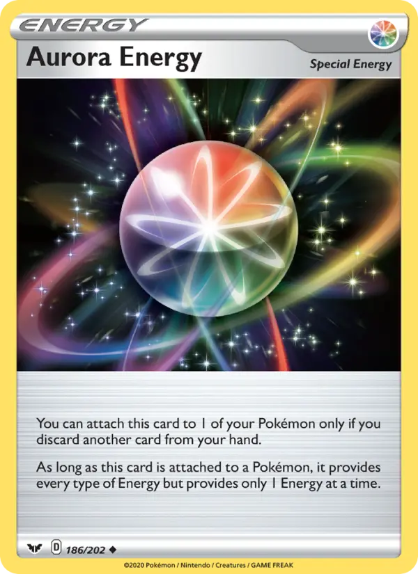 Aurora Energy, Pokémon card