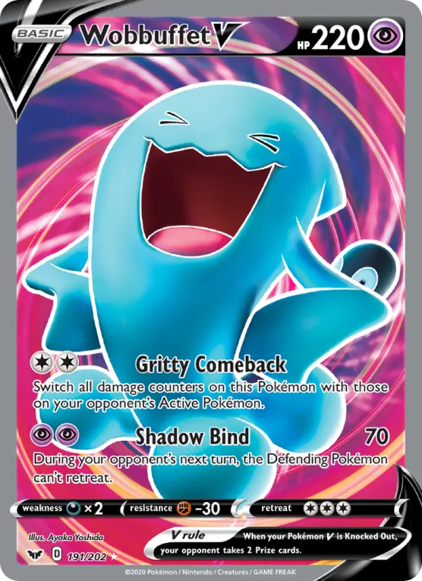 Wobbuffet V, Pokémon card