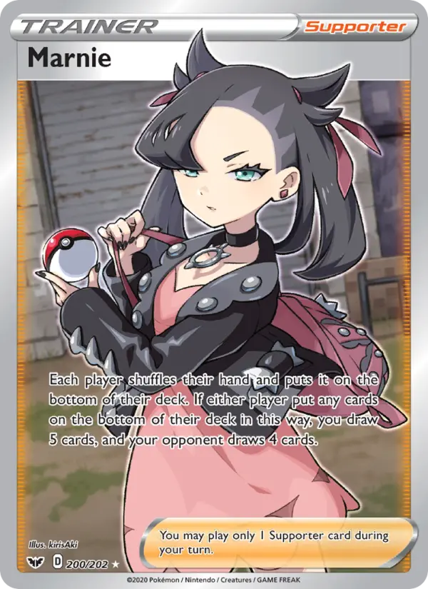 Marnie, Pokémon card