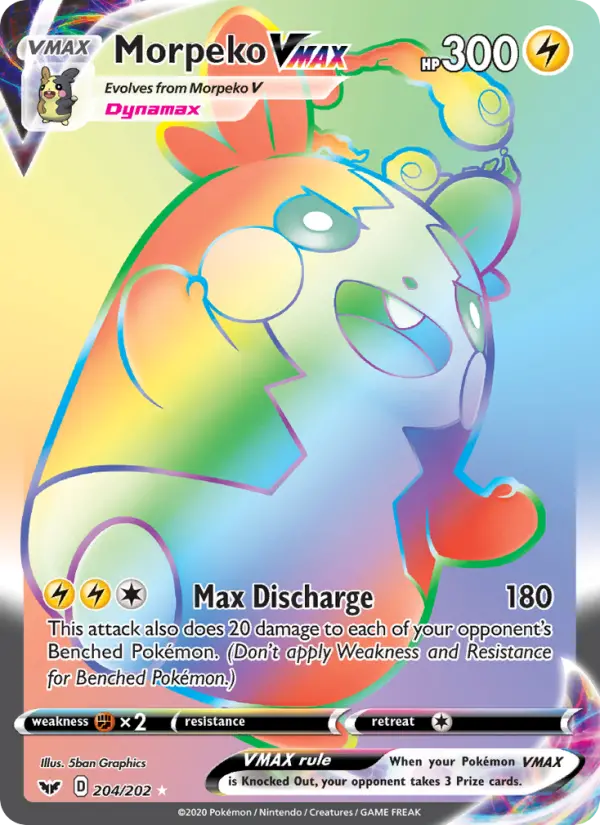 Morpeko VMAX, Pokémon card
