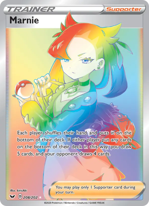 Marnie, Pokémon card