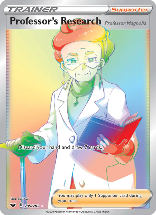 Professor's Research (Professor Magnolia), Pokémon card