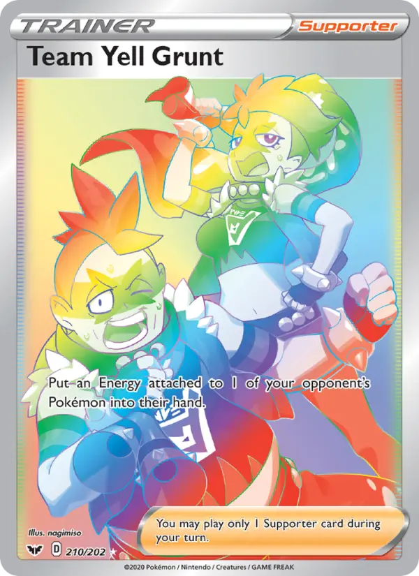 Team Yell Grunt, Pokémon card