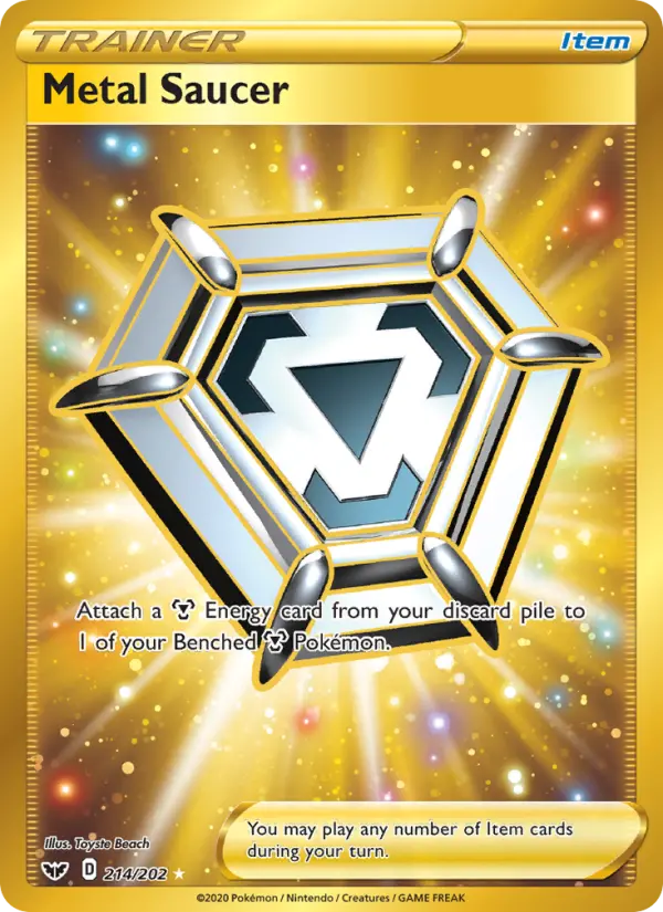 Metal Saucer, Pokémon card