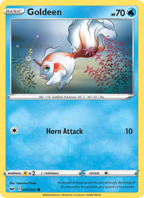 Goldeen, Pokémon card