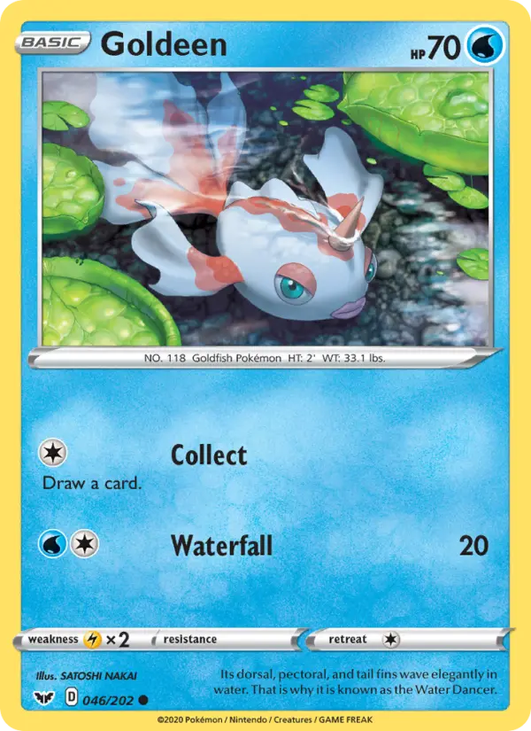 Goldeen, Pokémon card