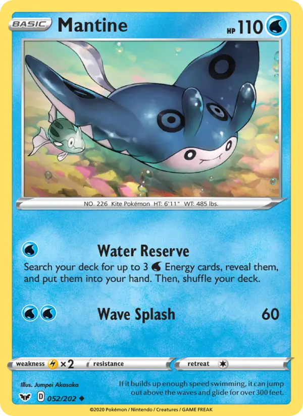 Mantine, Pokémon card