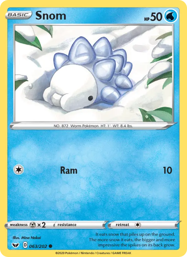 Snom, Pokémon card