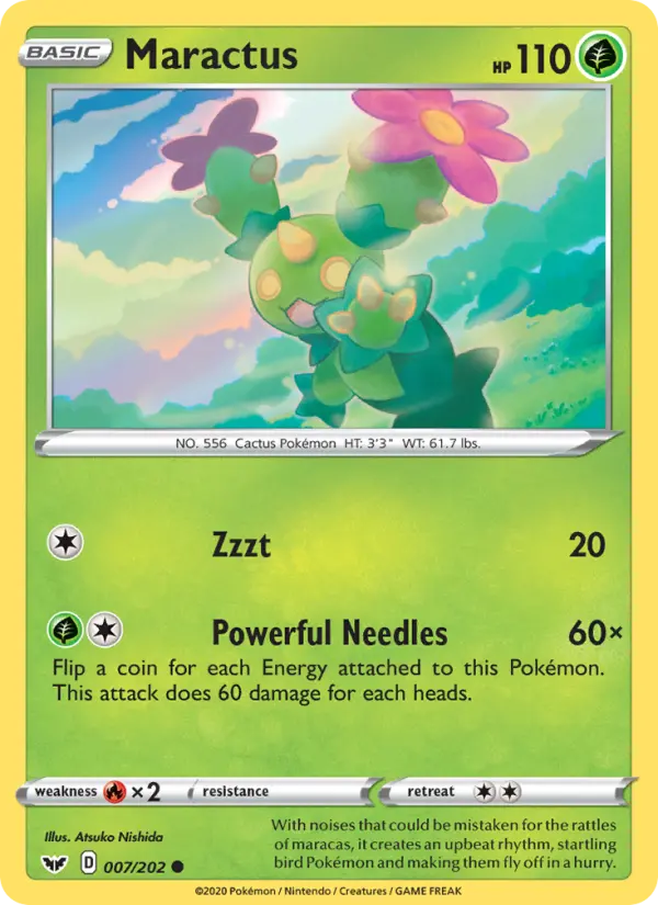 Maractus, Pokémon card