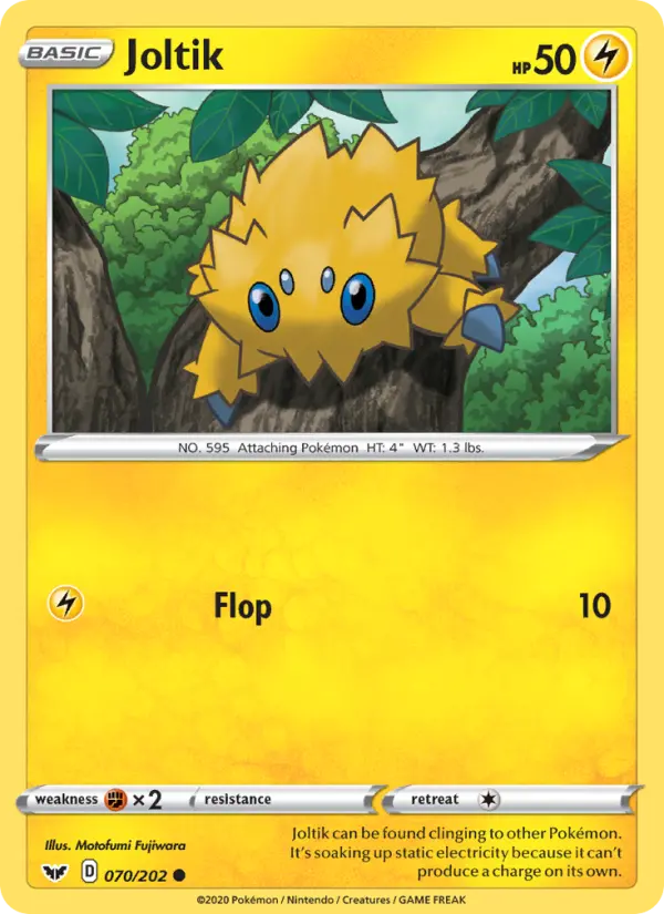 Joltik, Pokémon card