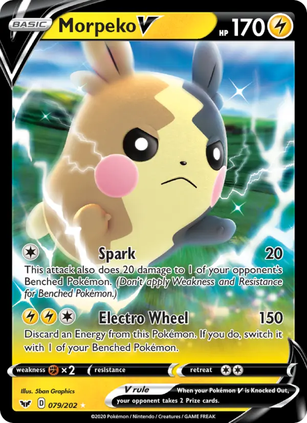 Morpeko V, Pokémon card