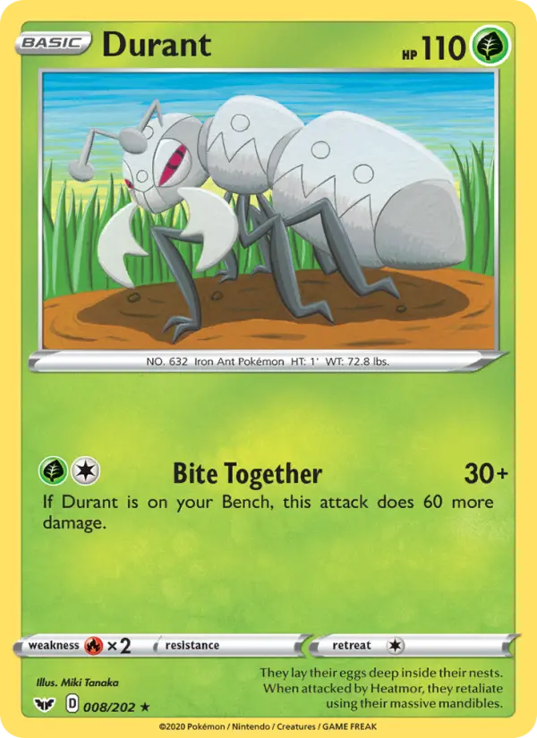 Durant, Pokémon card