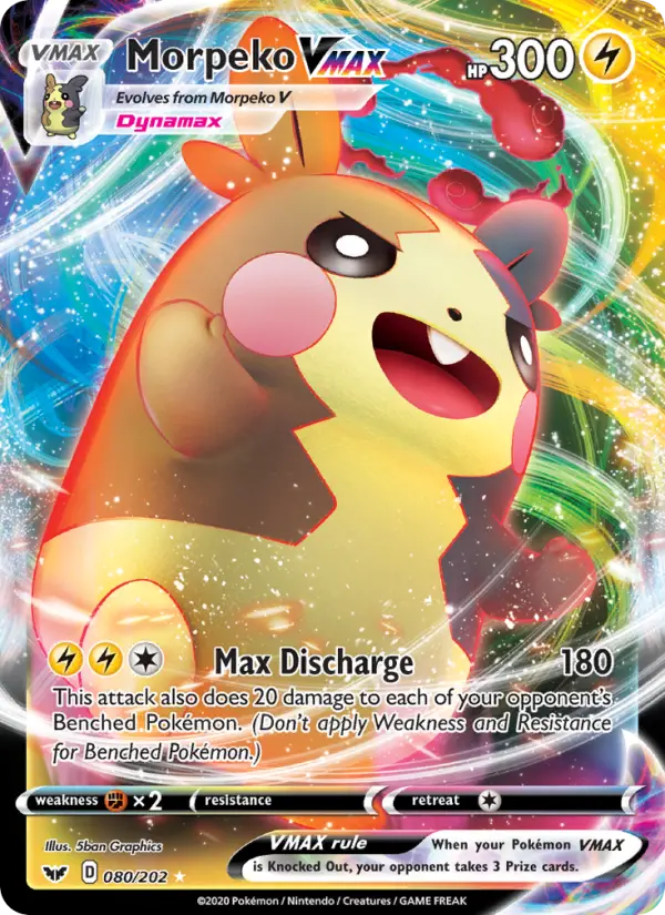 Morpeko VMAX, Pokémon card