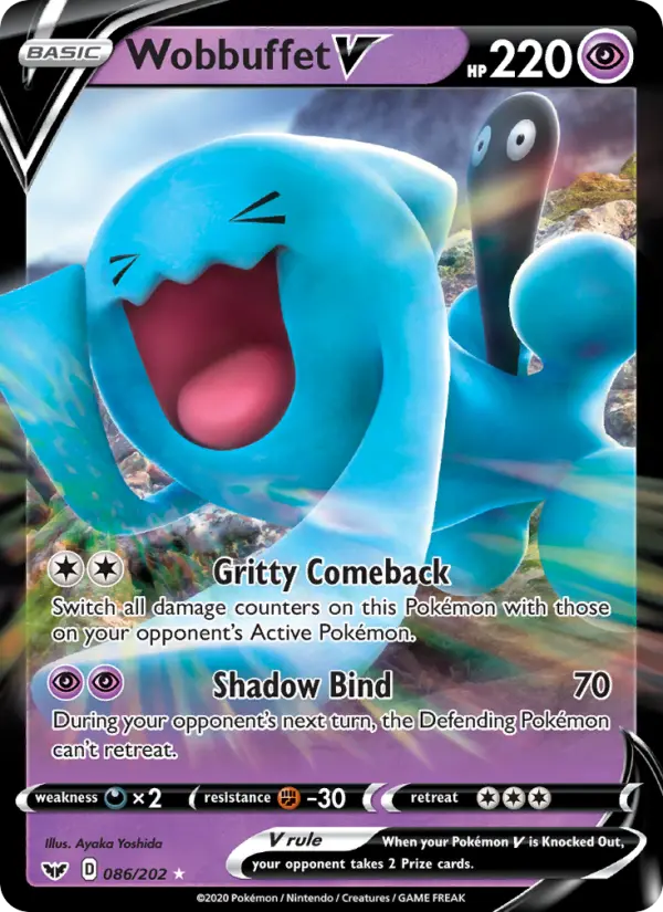 Wobbuffet V, Pokémon card