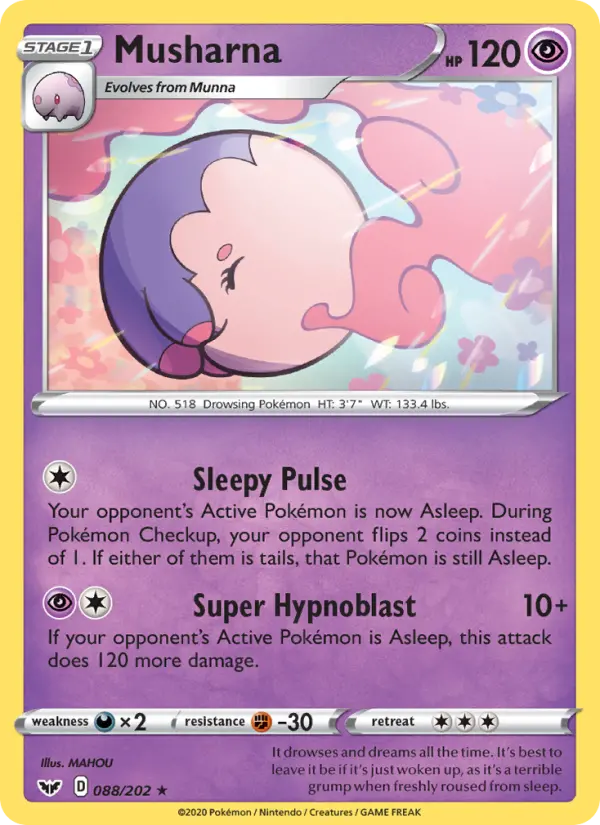 Musharna, Pokémon card