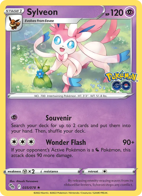 Sylveon, Pokémon card