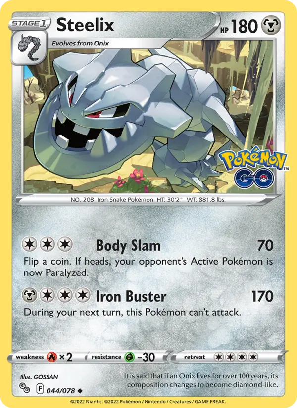 Steelix, Pokémon card