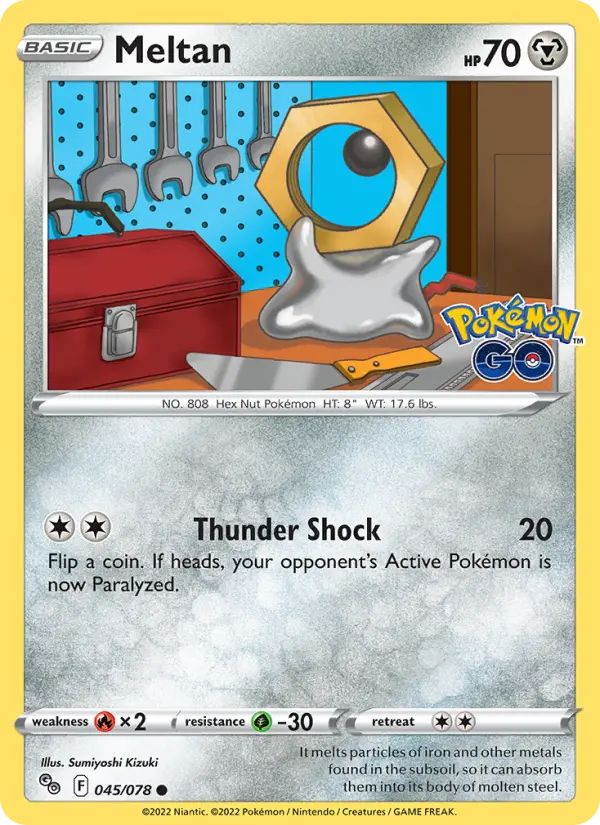 Meltan, Pokémon card