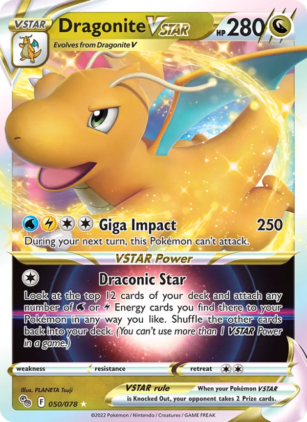 Dragonite VSTAR, Pokémon card