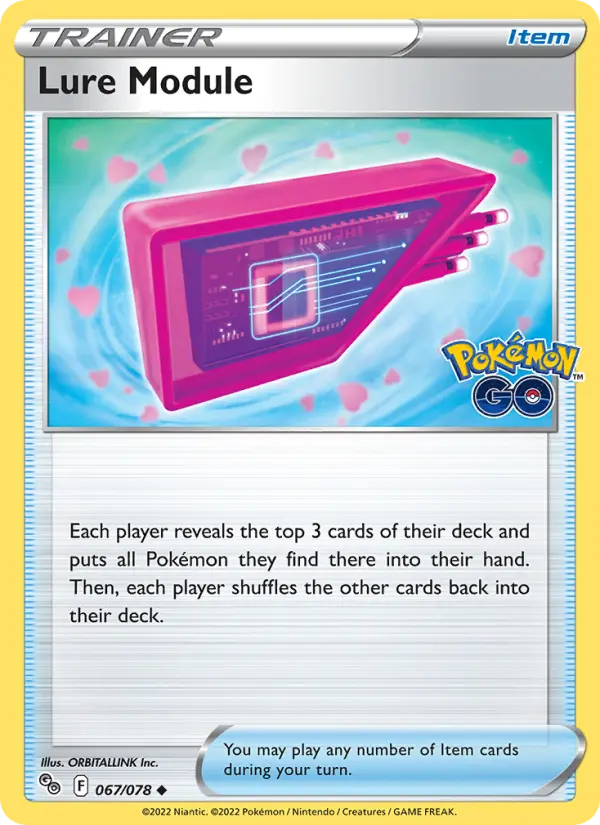 Lure Module, Pokémon card
