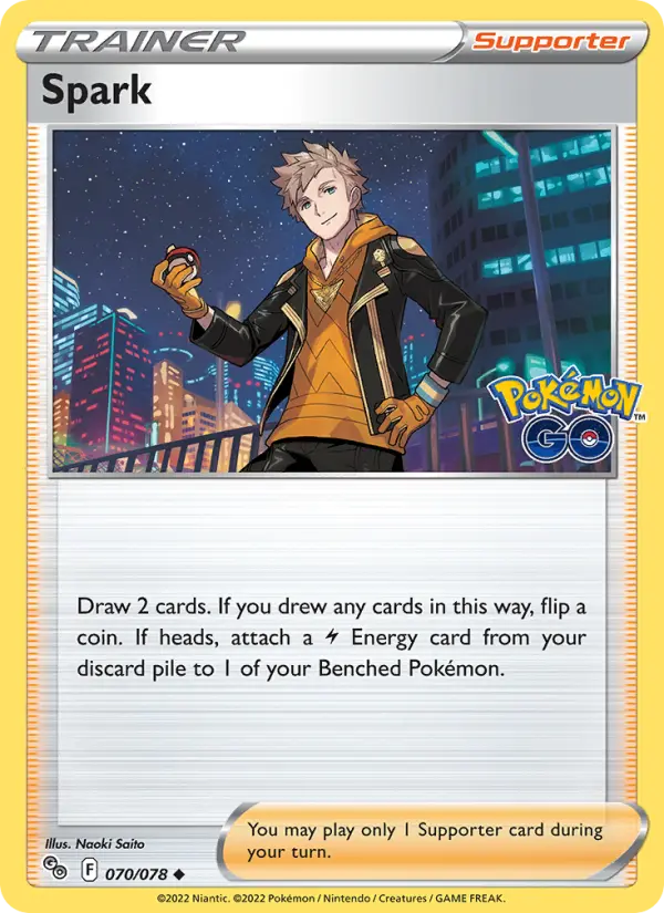 Spark, Pokémon card