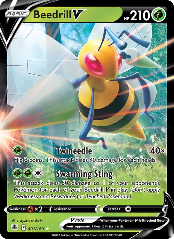 Beedrill V, Pokémon card
