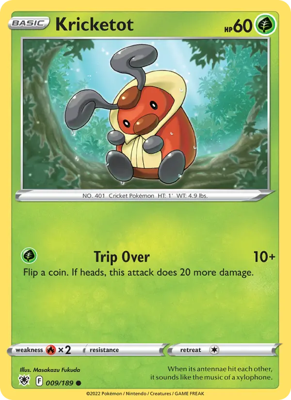 Kricketot, Pokémon card