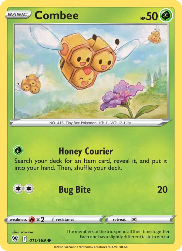 Combee, Pokémon card