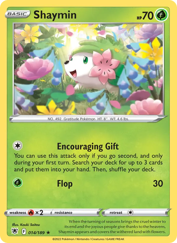 Shaymin, Pokémon card