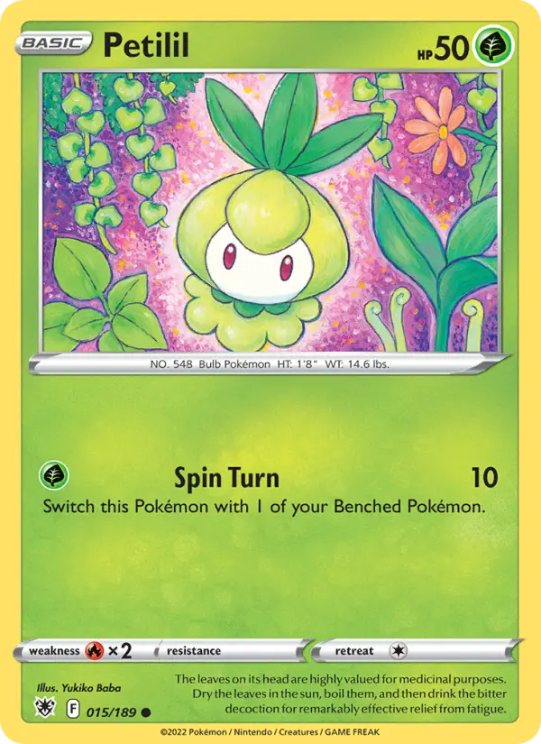 Petilil, Pokémon card
