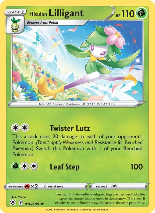 Hisuian Lilligant, Pokémon card