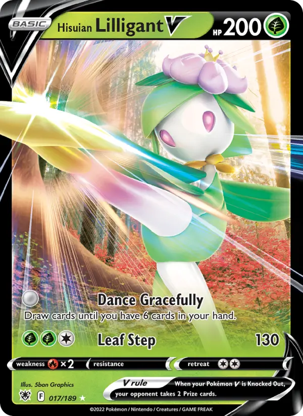 Hisuian Lilligant V, Pokémon card