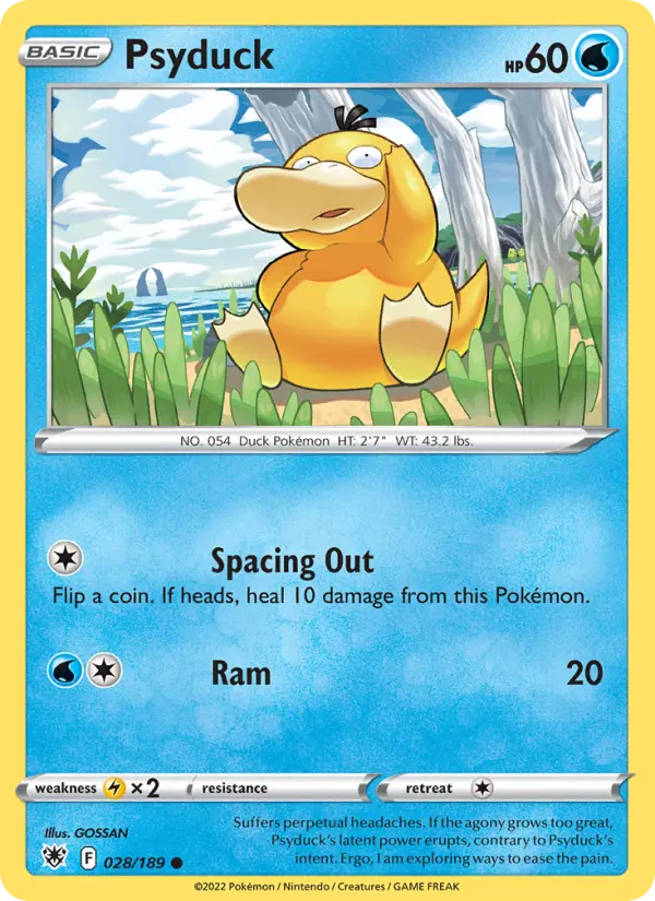Psyduck, Pokémon card